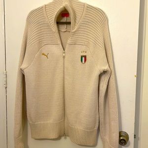 Puma zip up “Italia” sweater